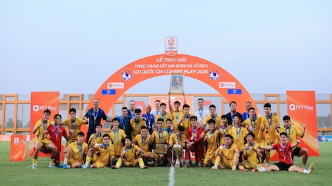 SLNA lên ngôi vô địch giải bóng đá U21 QG 2026